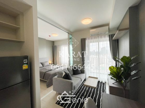 Chapter One Eco for rent Beautiful decor 11,000 THB fully furnished 29 sqm fl.19 City View K.Bee 064146-6445 (R5673)
