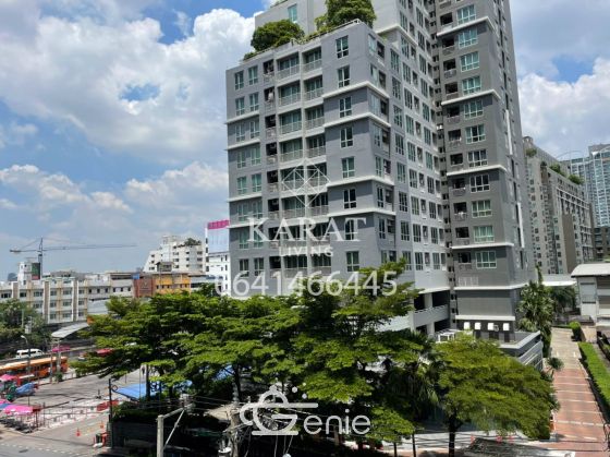 IDEO Ratchada – Huaykwang for rent Hot price 11,000 THB 1 bed 1 bath 35 sq.m Conner room FL.5 the Garden view K.Bee 064146-6445 (R5687)