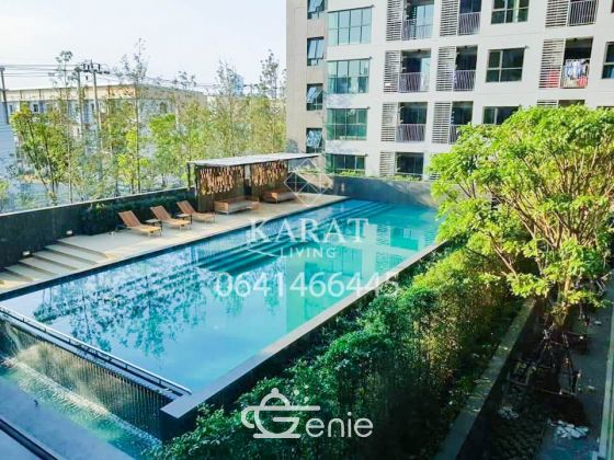 Aspen Lasalle for rent 7,500 THB fully furnished 29 sqm Building B1  K.Bee 064146-6445 (R5640)