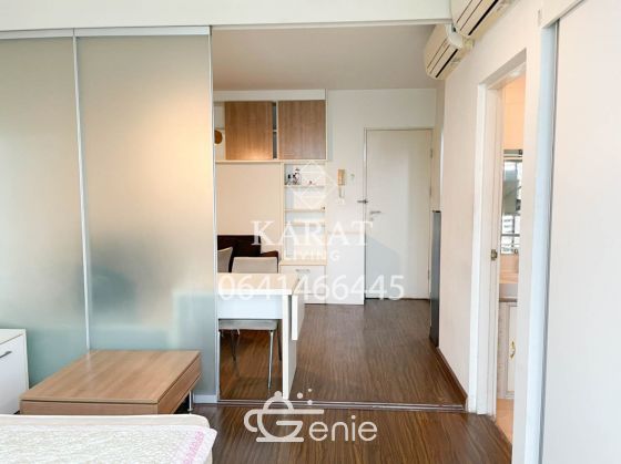 The iris rama 9 srinakarin for rent 1 bed 1 bath.32 sq.m fully furnished 6,000 THB FL.2 K.Bee 064146-6445 (R5699)