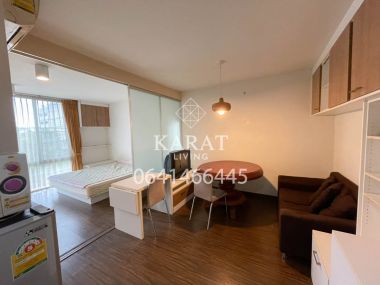 ให้เช่า ไอริส พระราม 9 32 ตร.ม 6,000 พร้อมเครื่องใช้ฟ้าครบ ชั้น 2  คุณบี 064-146-6445 (R5699)