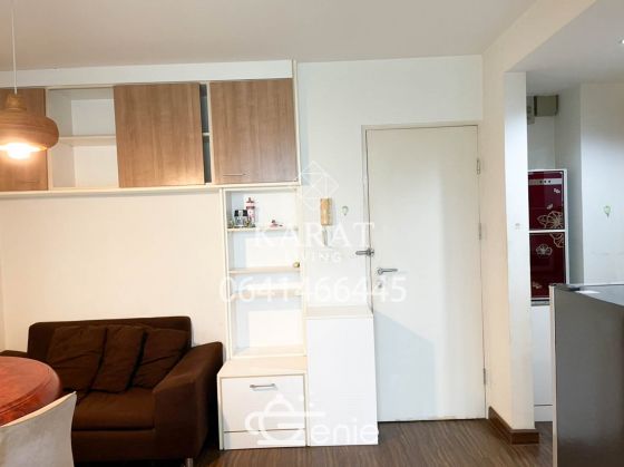 The iris rama 9 srinakarin for rent 1 bed 1 bath.32 sq.m fully furnished 6,000 THB FL.2 K.Bee 064146-6445 (R5699)