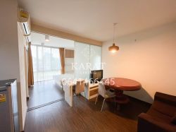 The iris rama 9 srinakarin for rent 1 bed 1 bath.32 sq.m fully furnished 6,000 THB FL.2 K.Bee 064146-6445 (R5699)