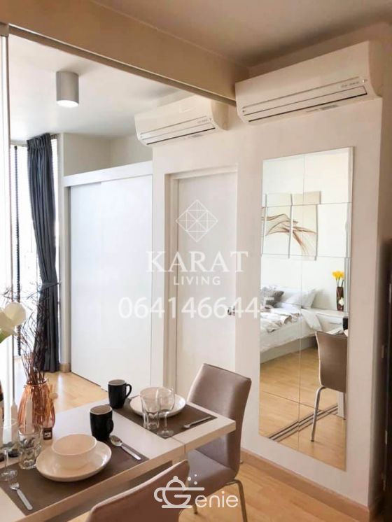 The iris rama 9 srinakarin 1 bed for sale 1.8 MB (include transfer fee) 32 sqm beautiful deccor Fl.4 pet friendly condo K.Bee 064-146-6445 (R5702)