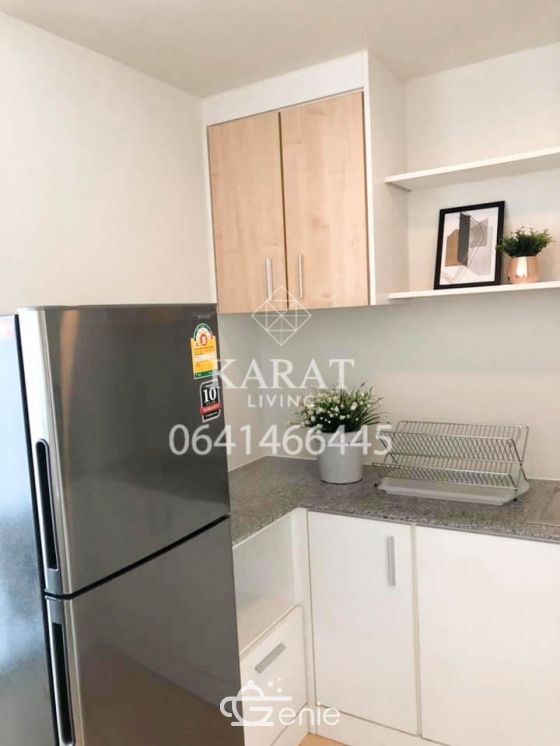 The iris rama 9 srinakarin 1 bed for sale 1.8 MB (include transfer fee) 32 sqm beautiful deccor Fl.4 pet friendly condo K.Bee 064-146-6445 (R5702)