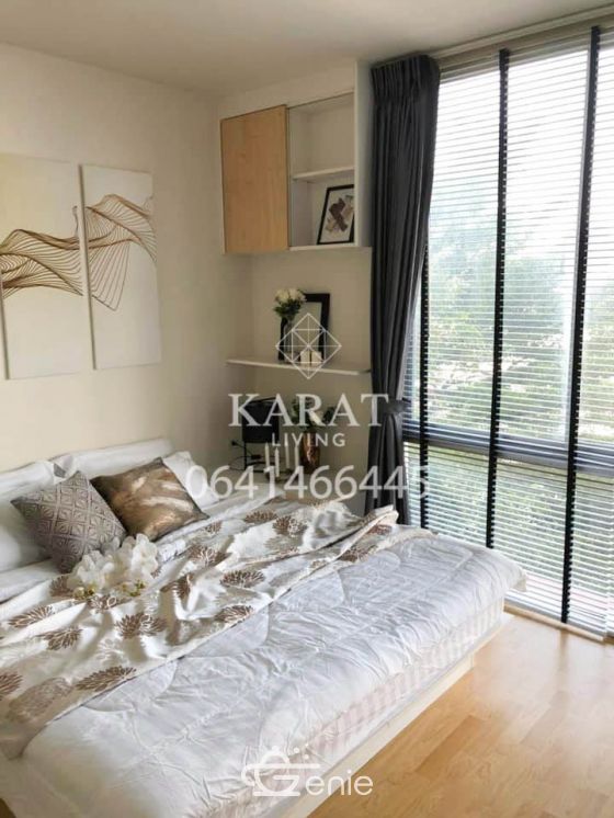 The iris rama 9 srinakarin 1 bed for sale 1.8 MB (include transfer fee) 32 sqm beautiful deccor Fl.4 pet friendly condo K.Bee 064-146-6445 (R5702)