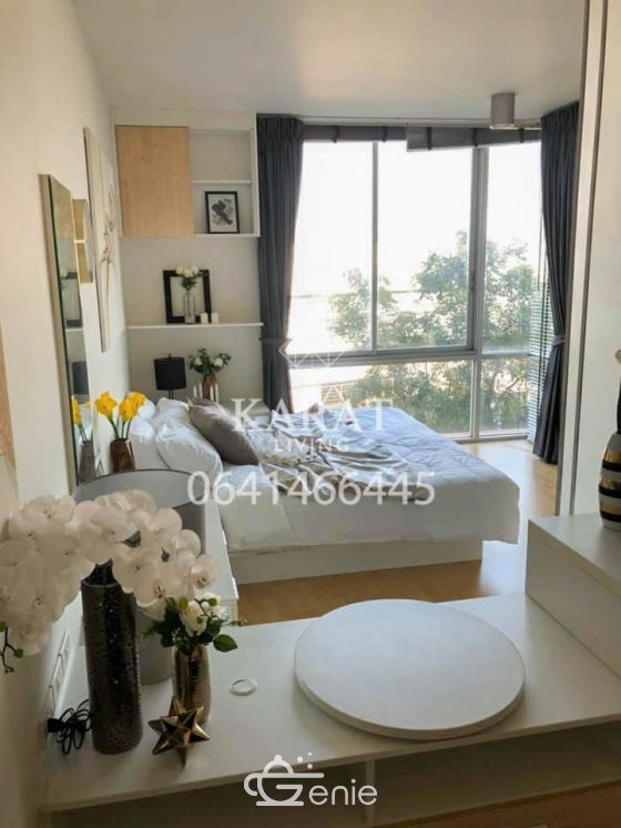 The iris rama 9 srinakarin 1 bed for sale 1.8 MB (include transfer fee) 32 sqm beautiful deccor Fl.4 pet friendly condo K.Bee 064-146-6445 (R5702)