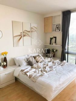 The iris rama 9 srinakarin 1 bed for sale 1.8 MB (include transfer fee) 32 sqm beautiful deccor Fl.4 pet friendly condo K.Bee 064-146-6445 (R5702)