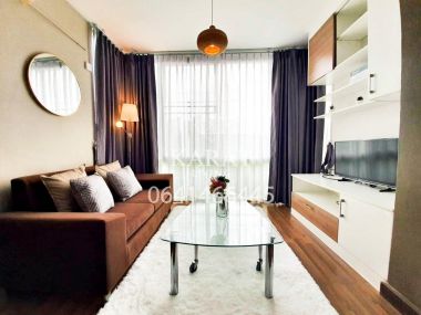 The iris rama 9 srinakarin 1 bed for sale 3.5 MB 32 sqm beautiful deccor Fl.1 pet friendly condo K.Bee 064-146-6445 (R5703)